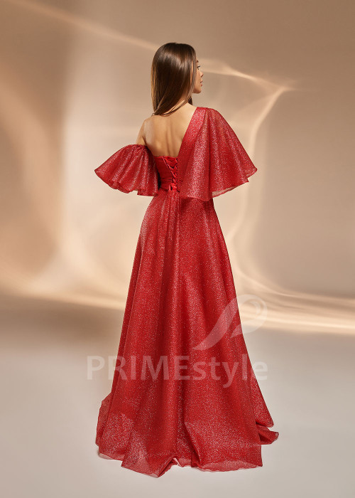 Trblietavé šaty na ples V0424