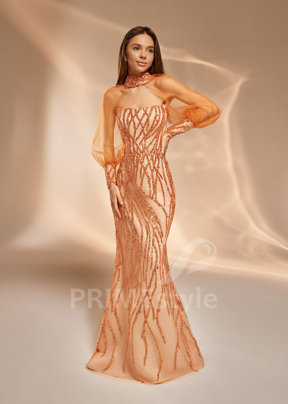 Luxusné šaty na ples V0427