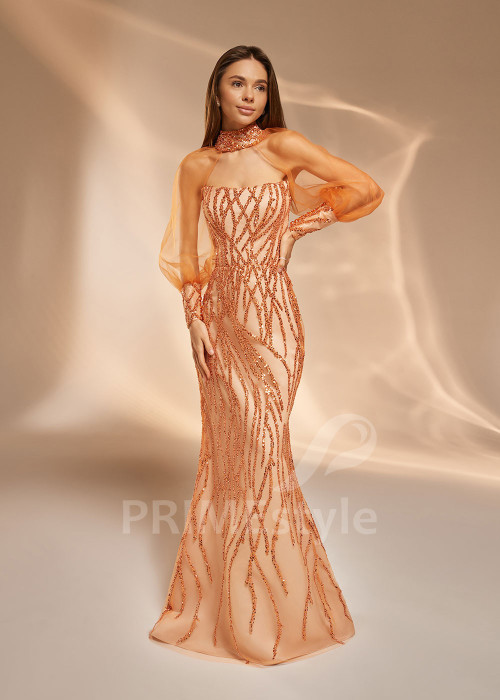 Luxusné šaty na ples V0427