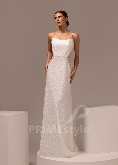 Trblietavé svadobné šaty s balónovým rukávom Filomena | PRIMESTYLE.SK