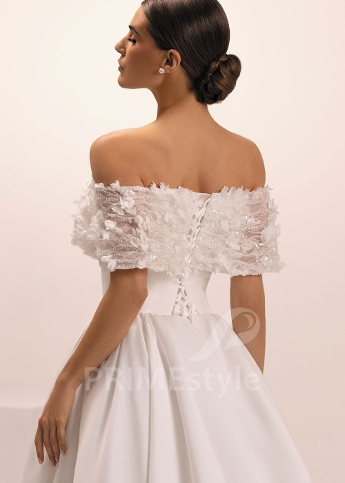 Romantické svadobné šaty so spadnutými ramienkami Gaia