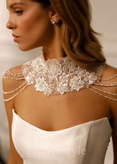 Luxusné minimalistické svadobné šaty Vivian - primestyle.sk