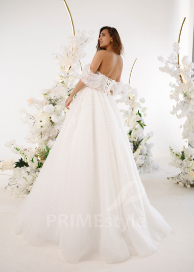 Luxusné tylové svadobné šaty RT2301 - primestyle.sk