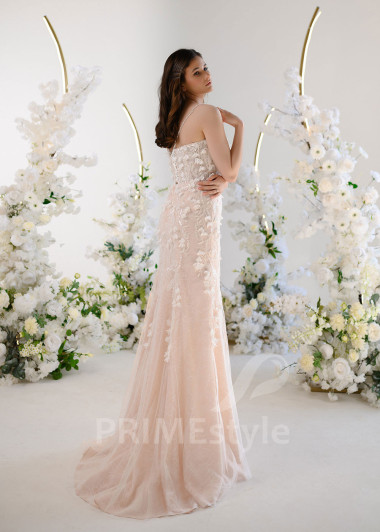 Luxusné svadobné šaty na ramienka RT2304 - primestyle.sk