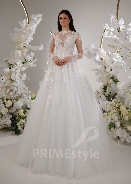 Luxusné princeznovské svadobné šaty RT2307