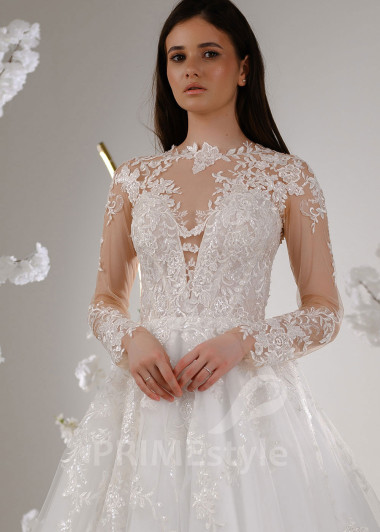 Luxusné princeznovské svadobné šaty RT2307 - primestyle.sk