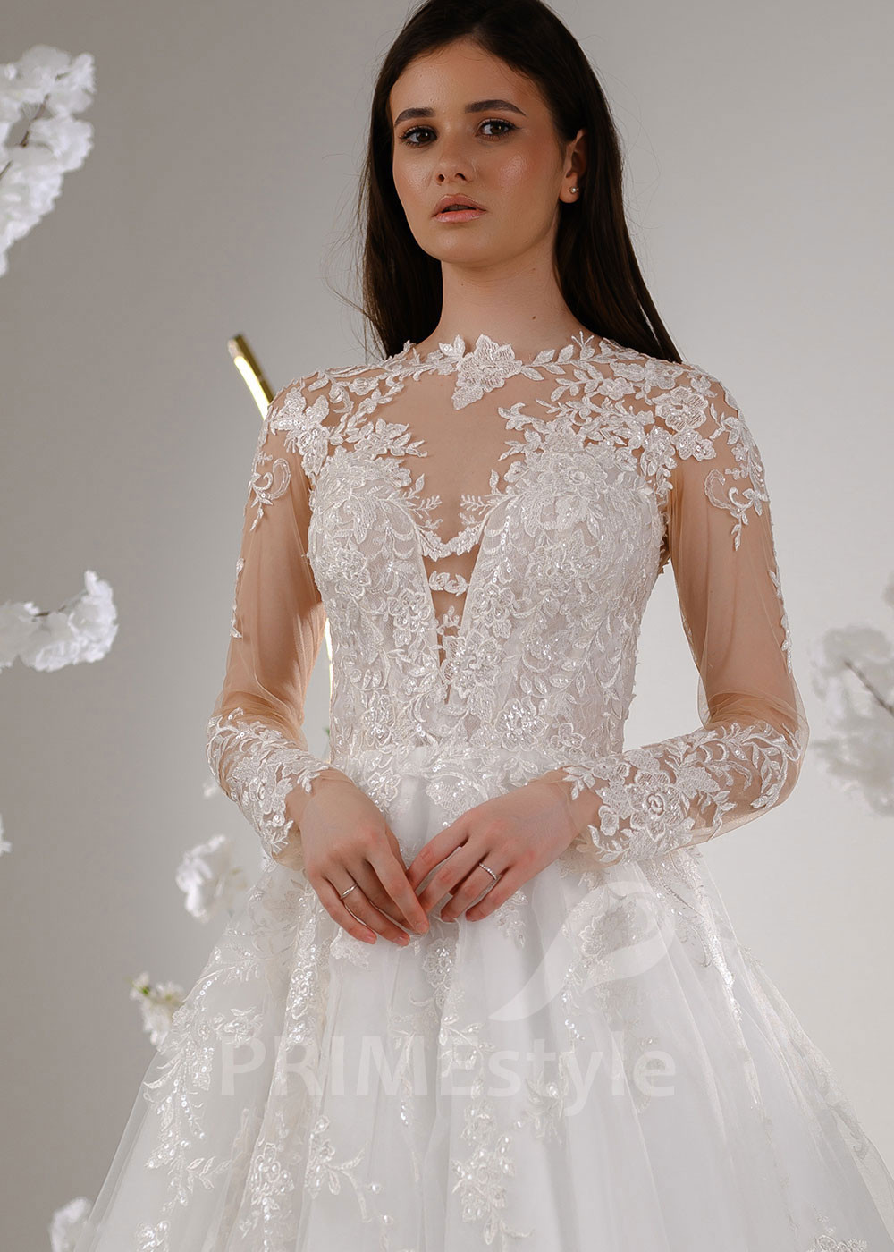 Luxusné princeznovské svadobné šaty RT2307