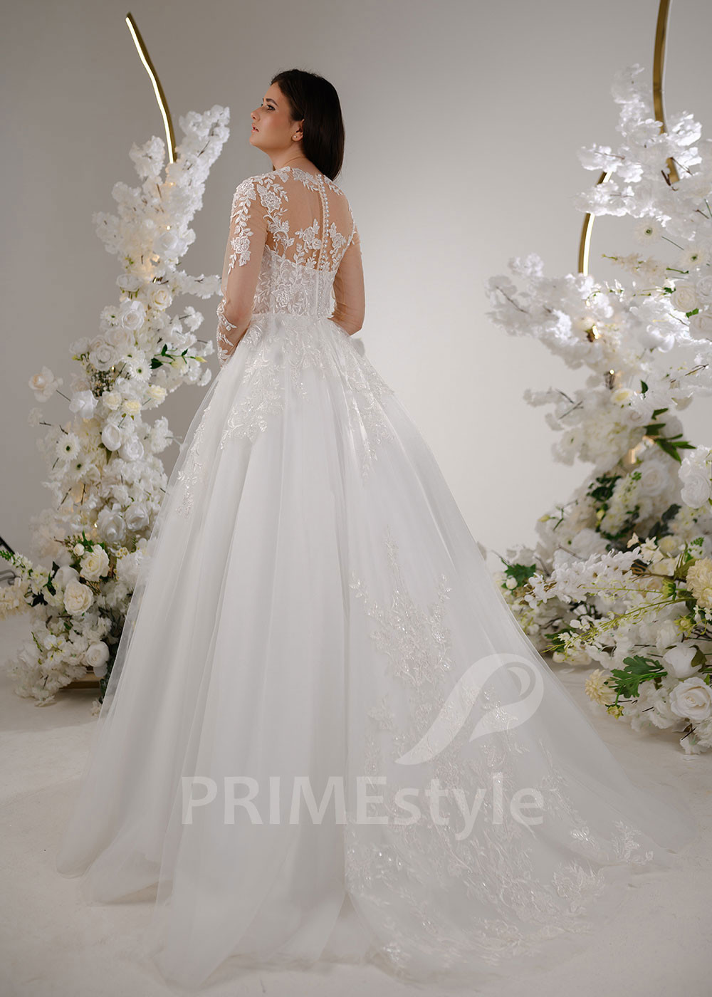 Luxusné princeznovské svadobné šaty RT2307