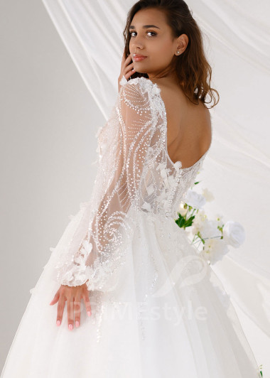 Luxusné princeznovské svadobné šaty RT2312 - primestyle.sk