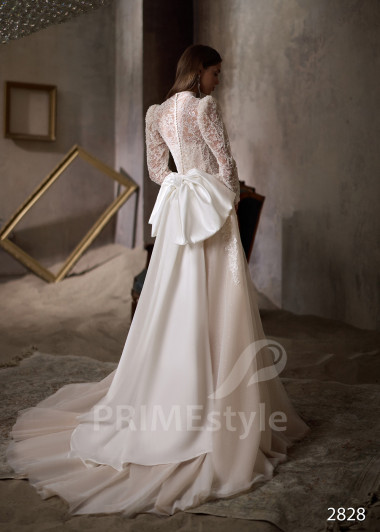 Elegantné čipkované svadobné šaty RC2828 - primestyle.sk