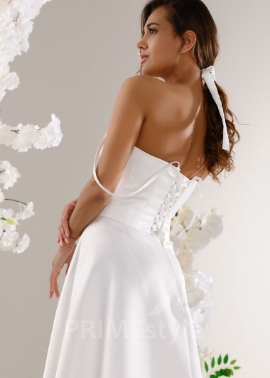 Jednoduché sexy svadobné šaty RT2313 - primestyle.sk