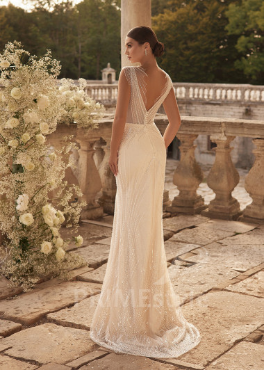 Elegantné úzke svadobné šaty RC2702 - primestyle.sk