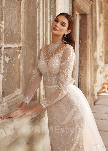 Luxusné trblietavé svadobné šaty RC2704 - primestyle.sk