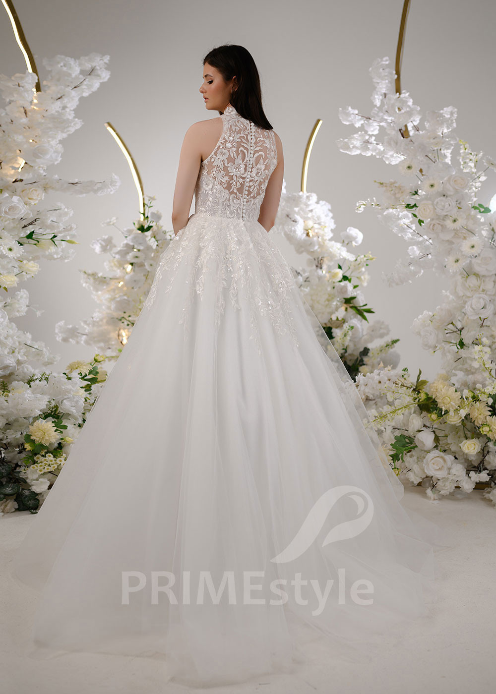 Luxusné princeznovské svadobné šaty RT2314