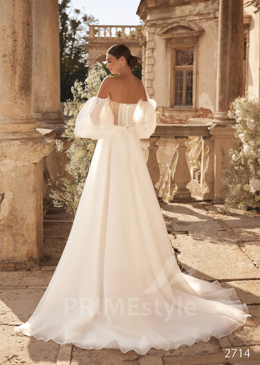 Extravagantné sexy svadobné šaty RC2714 - primestyle.sk