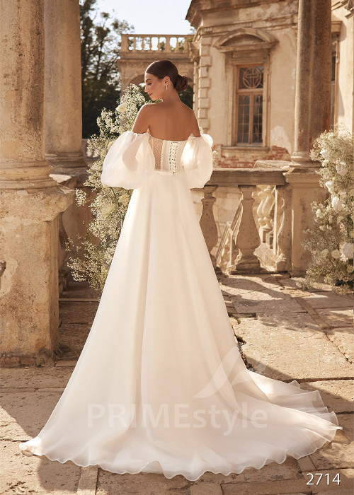 Extravagantné sexy svadobné šaty RC2714