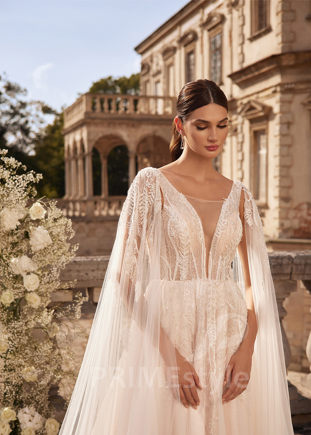 Extravagantné sexy svadobné šaty RC2721