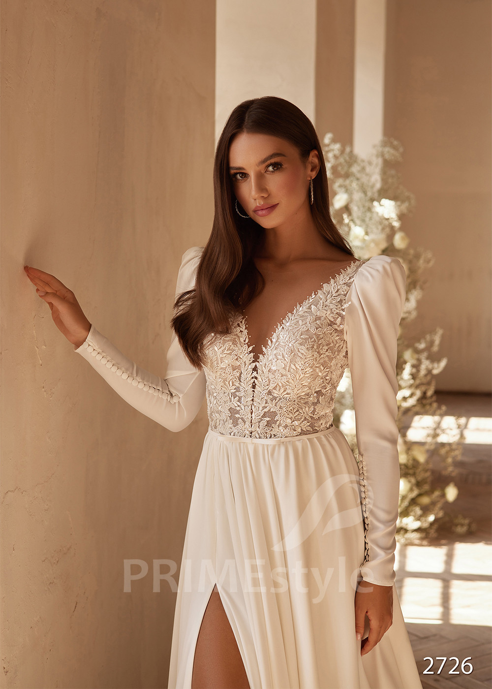 Originálne elegantné svadobné šaty RC2726